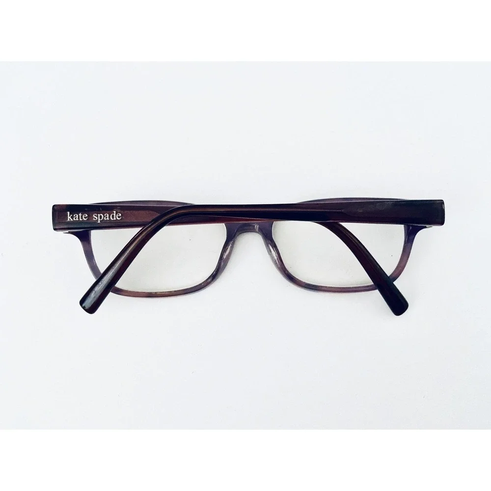 Kate Spade NY Tortoise & Purple Inside Glasses Flexible Temples